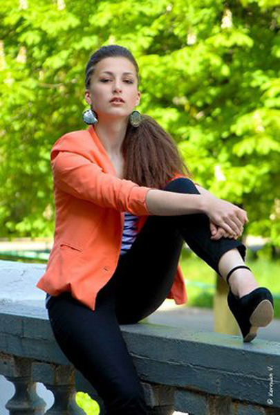 modern Yaroslava Ukrainian girl from city Krasnui Lych Ukraine